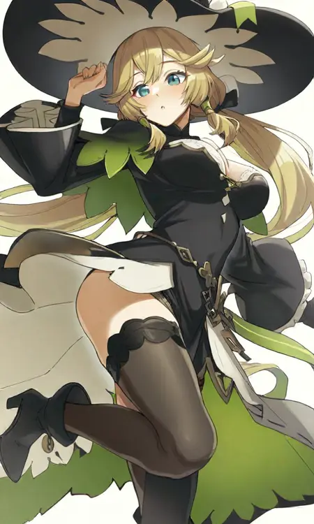 「レベル９９９９禁忌の魔女・エリー」『無限ガチャ』Forbidden Witch: Ellie. Gift of an Unlimited Gacha.