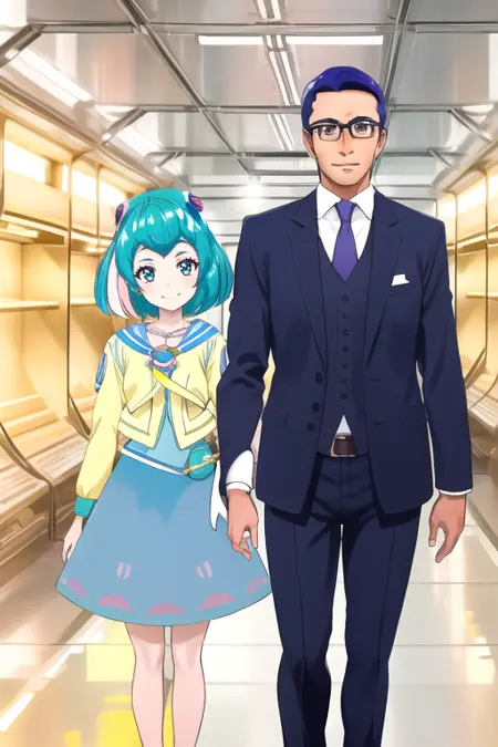 Fuyuki Kaguya x Lala Hagoromo (Precure)