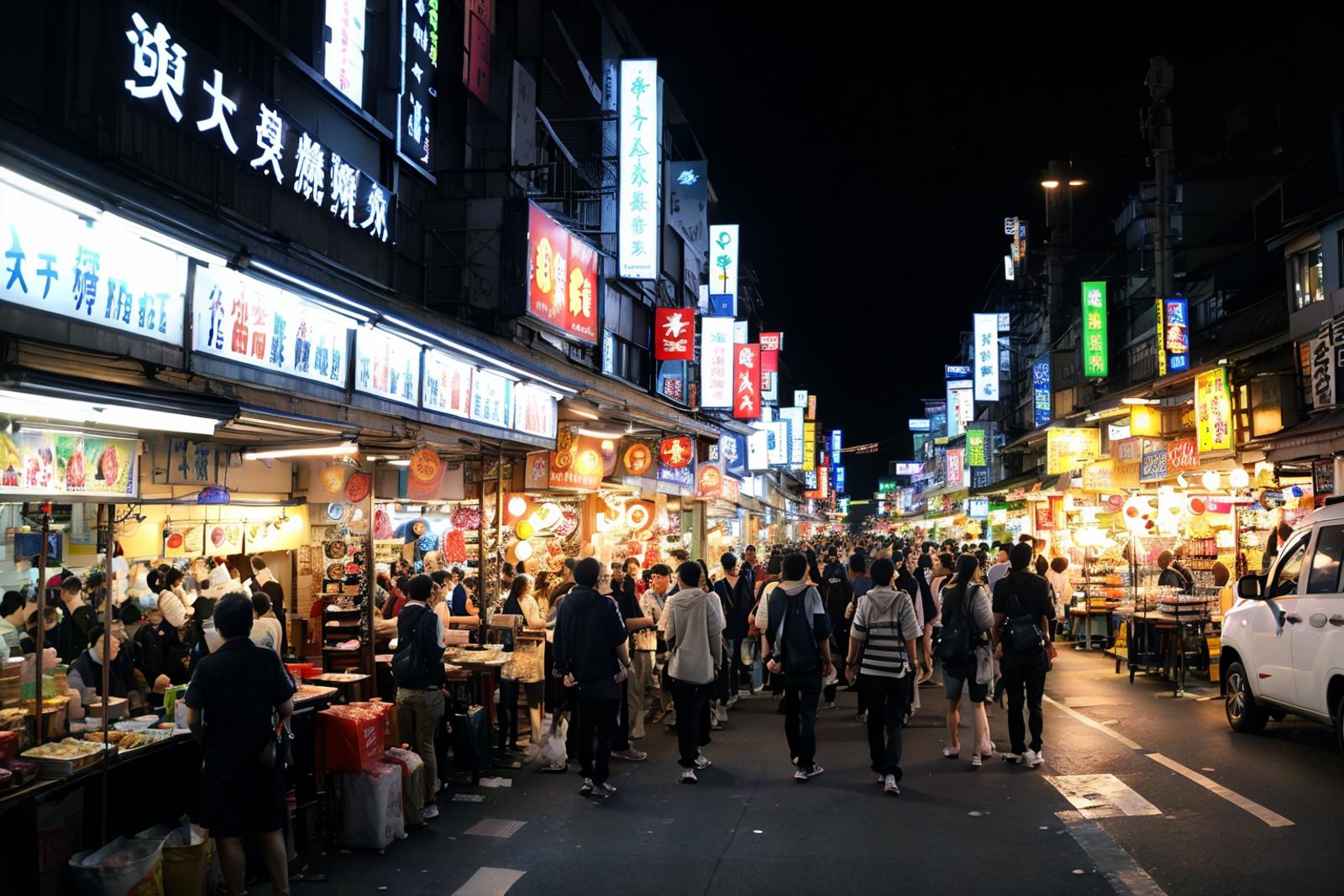 Shijing Night Market image by ruanyi