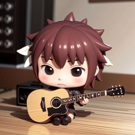 best quality, masterpiece, 1girl, punk rock, mohawk, guitar, chibi.
<lora:CheeBee:0.5>