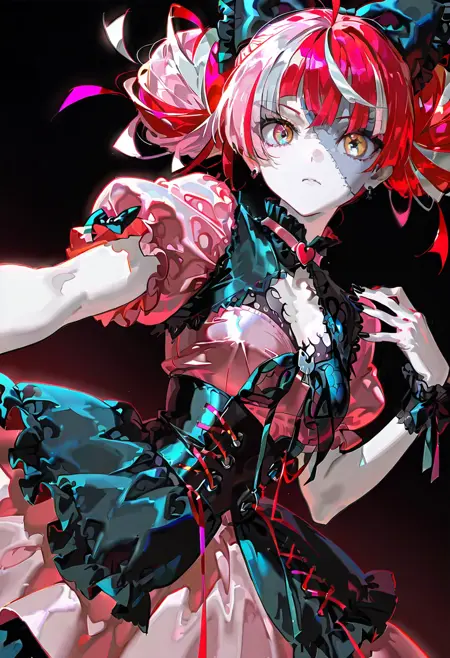 Dark Night Ruffle Gothic Dress