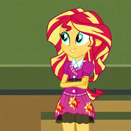 loRA sunset Shimmer Dress V1
