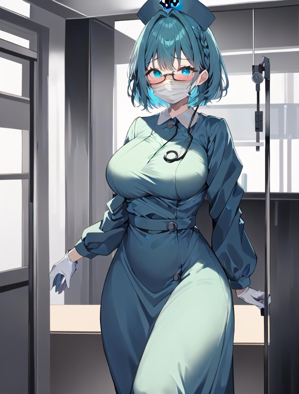 Long Nurse Dress, Type 2 image by Klaviana