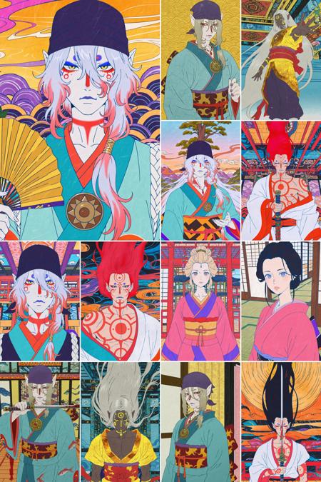 [illustrious XL] 4 in 1，《Mononoke》/《怪化猫》 卖药郎/薬売り - Artist Style illustrious XL_v1.0