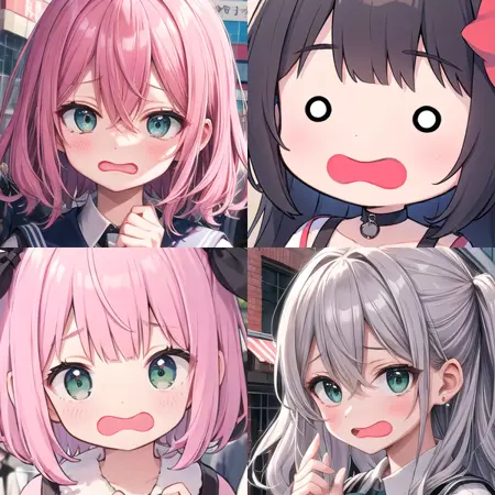 Wavy mouth (Type 3) / ăă«ăăă«ăćŁ (Type 3)