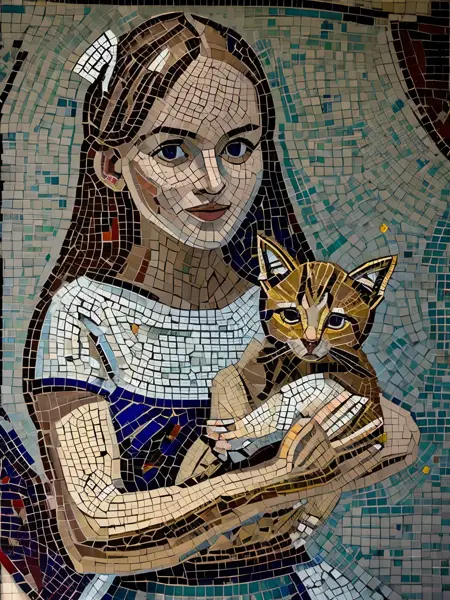 Socrealistic Mosaic Style