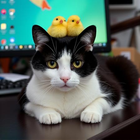 Tuxedo Cat FLUX V1