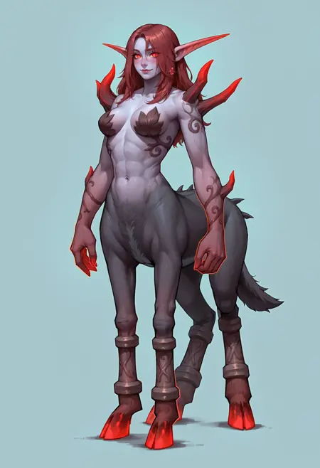 Nightmare Corrupted Dryad - World of Warcraft [SDXL Pony]