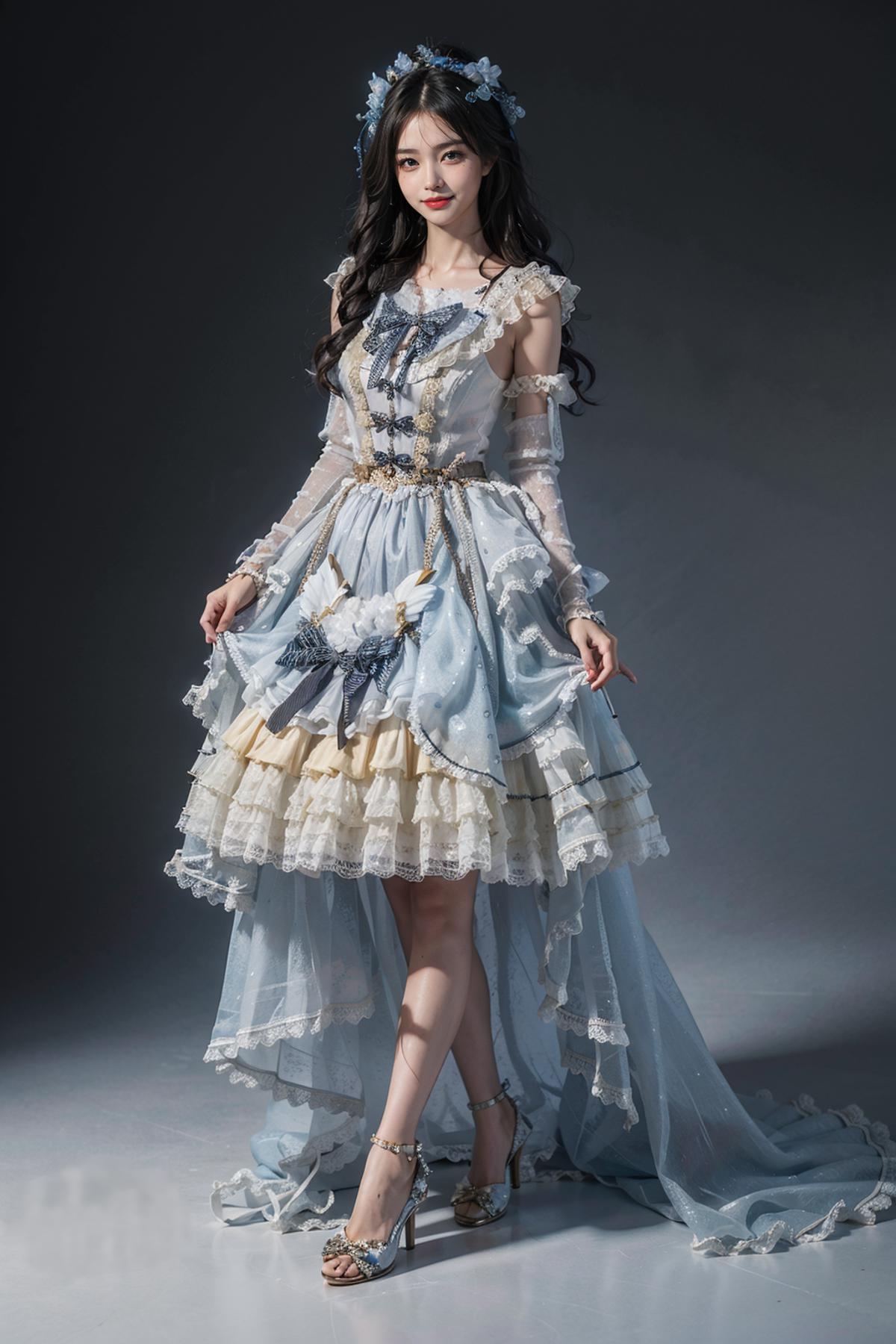 [Realistic] Modern victorian fashion dress | 洛丽塔裙子 | ロリータ ドレス Vol.2 image by cyberAngel_