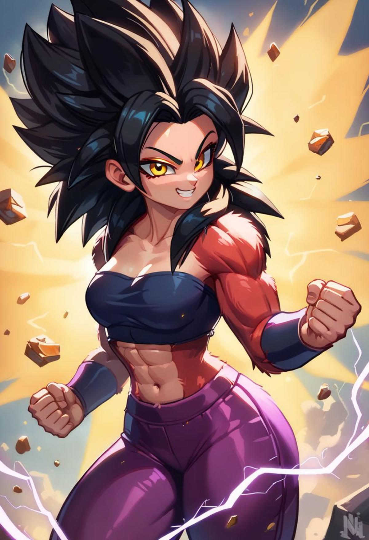 Caulifla Super Saiyan 4 Form (Dragon Ball Super) [Pony] - v1.0 | Stable  Diffusion LoRA | Civitai