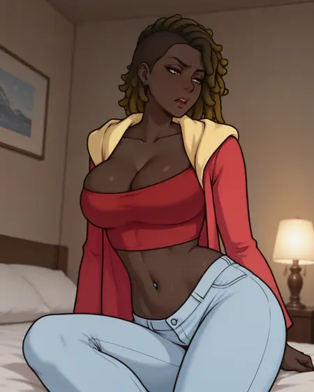 Fem Frylock (Aqua Babe Hunger Force) by TacoDraws [Commission]