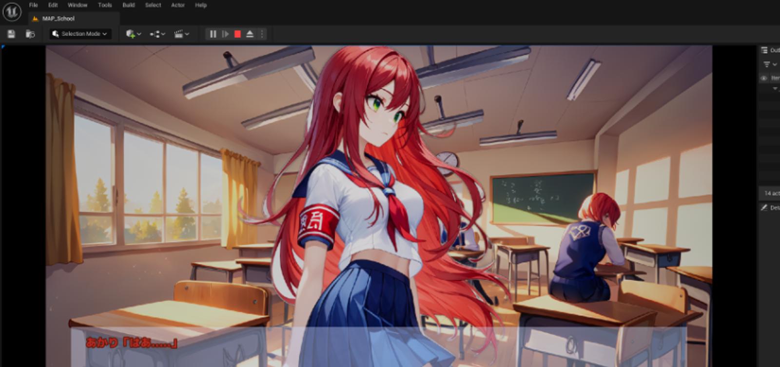 How I create mock-up character images for visual novel game using wildcards.