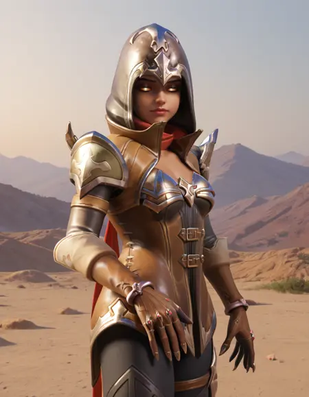 Demon Hunter Sombra (Overwatch) (Illustrious & Pony)