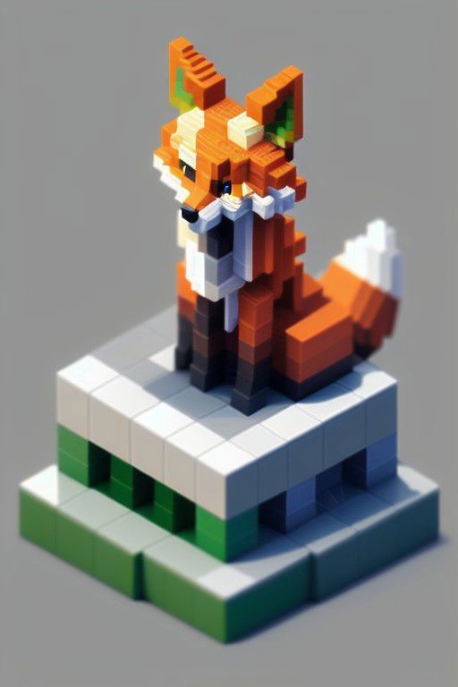 Isometric Voxel image by MrCrafted