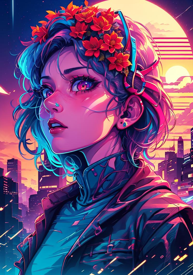 Synthwave 1983 - Style - by YeiyeiArt image by YeiYeiArt