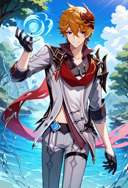 Tartaglia - Genshin Impact (Commission) - Pony + Illustrious Illustrious - 1.0