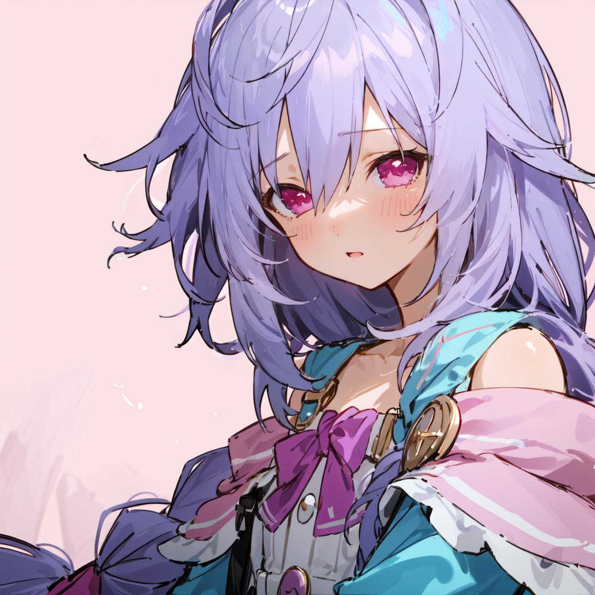 Plutia/Iris Heart - Hyperdimension Neptunia Character LoRA image by Pluuskie