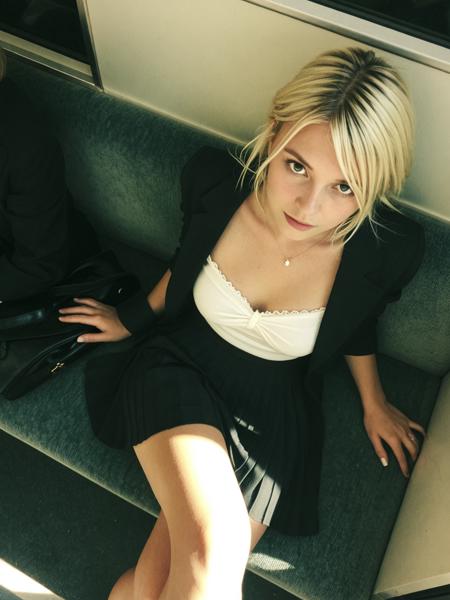 Girl Sitting in Train SDXL v2