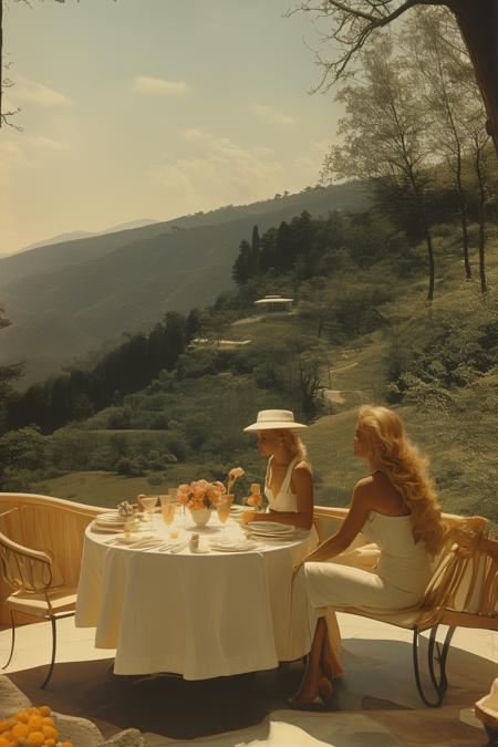 style of Slim Aarons