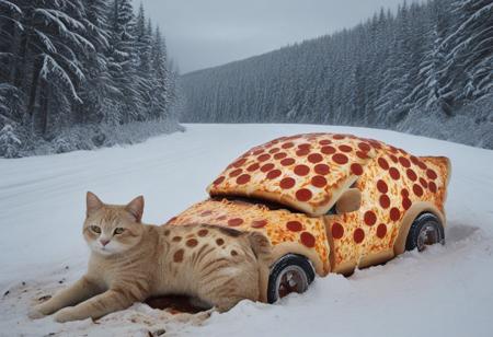 cuteup, cute, cutieup, neko made of pizzasdx, pizzasdx, cat made of pizza, snow, ice, Surreal with macabre undertones, earthy surreal edge,  feline made out of countless pizzas, snow, ice, hyper detail, masterpiece, score_10, randshadscree, anime drawing style, anime movie, driving at high speed,countless galaxy,yellow, kitty made out of coffee, snow, ice, bright blue and yellow energized sport car, score_9, score_8_up, score_7_up, score_6_up, shiny, shiny, cloudy forest, Made of fluffy clouds, clutter, trash, fr0stwrld, snow, ice, pizzasdx