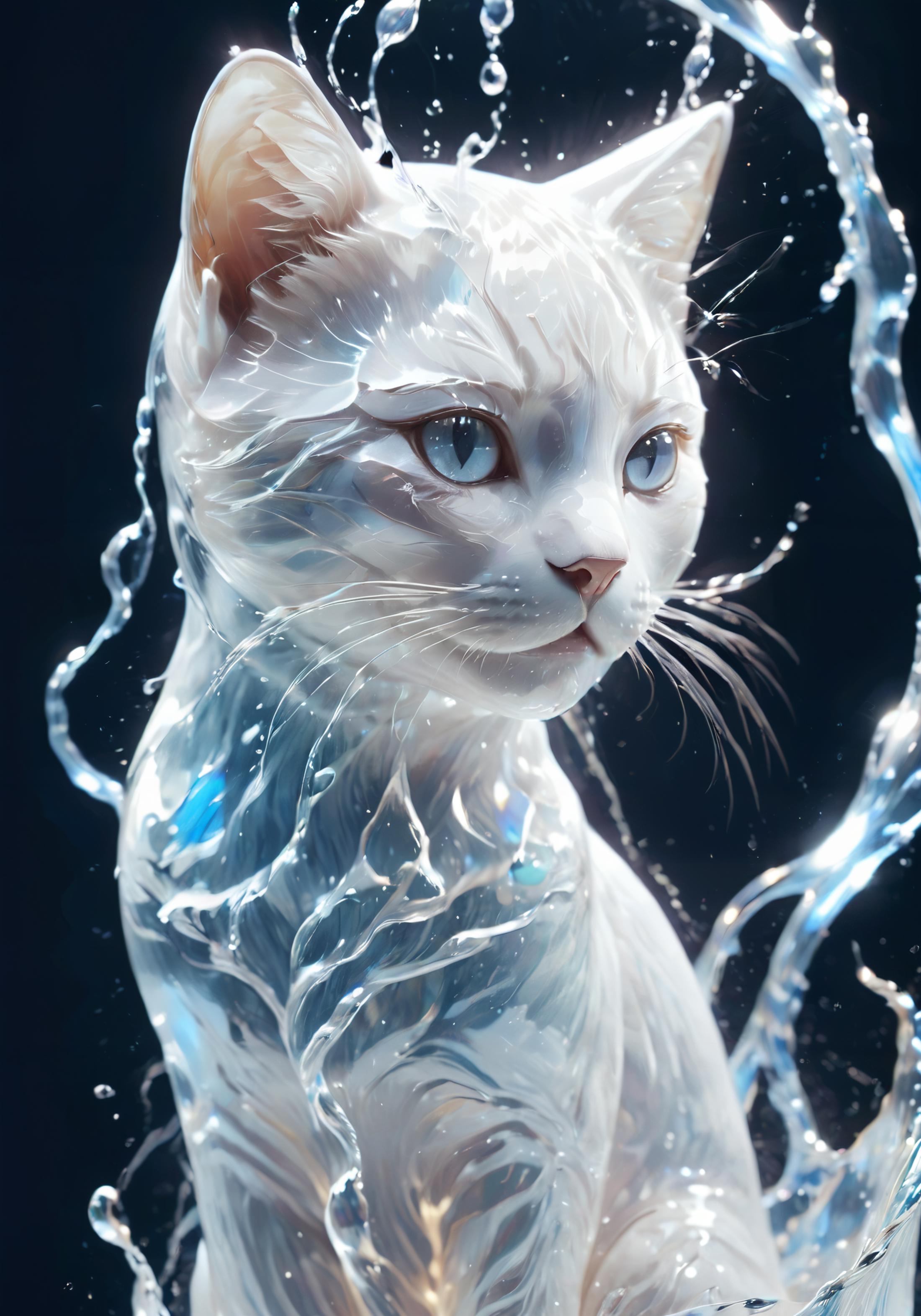 Water Elemental-Effects  水元素-[SDXL白棱Lora] image by Shan_bailing