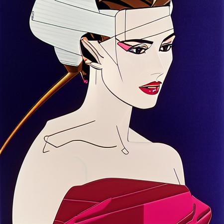 a woman's portrait, style-nagel