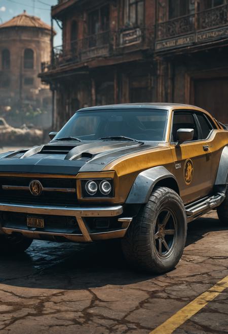 concept art <lora:Eddie Mendoza CLIP-000005:1>,car,motor vehicle,ground vehicle,vehicle focus,concept art,mortal kombat 11 [3],Eddie Mendoza, . digital artwork, illustrative, painterly, matte painting, highly detailed