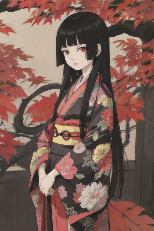 Hell Girl 地獄少女 Enma Ai 阎魔爱 Lora image by Aadaz713