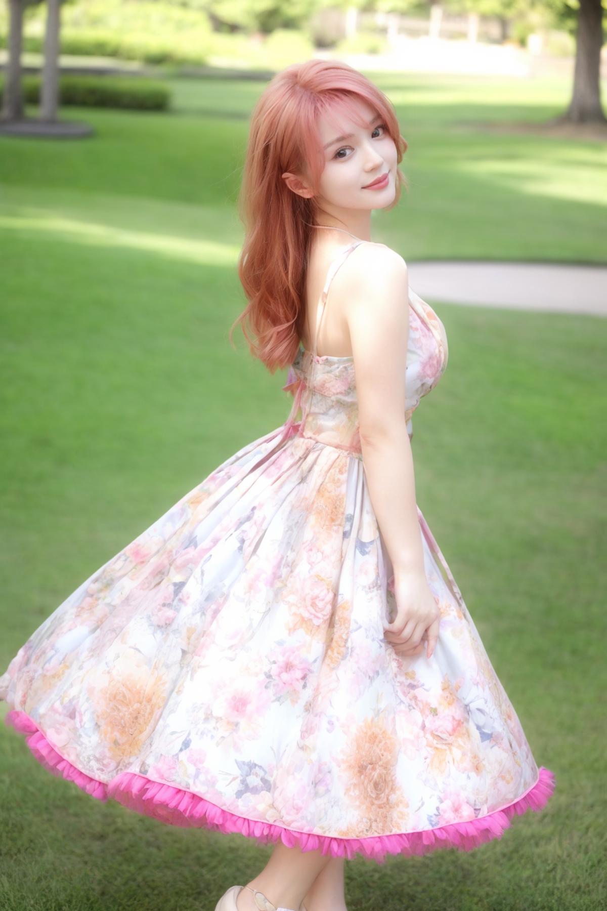 Proper Attire | Vintage Tea Dress - by EDG image by tonyhs