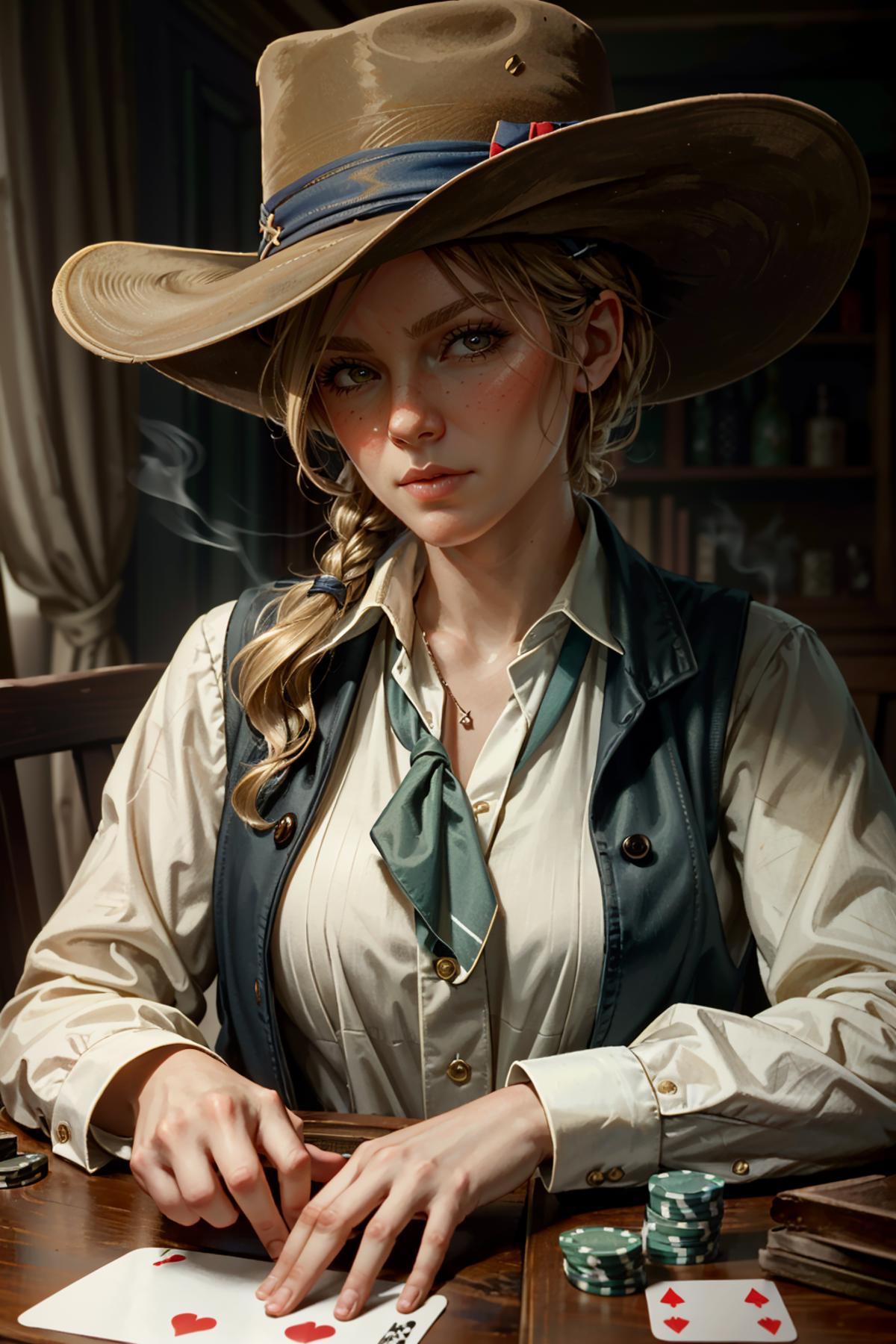 Sadie Adler from Red Dead Redemption 2 image by BloodRedKittie