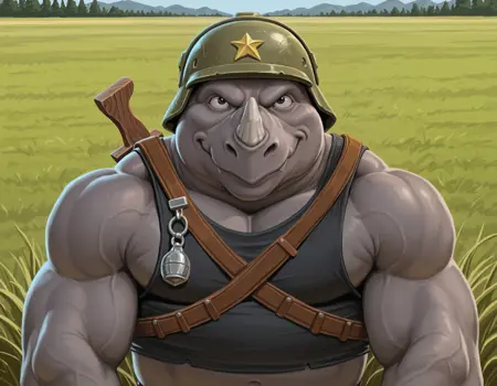 rocksteady - tmnt ( Illustrious )