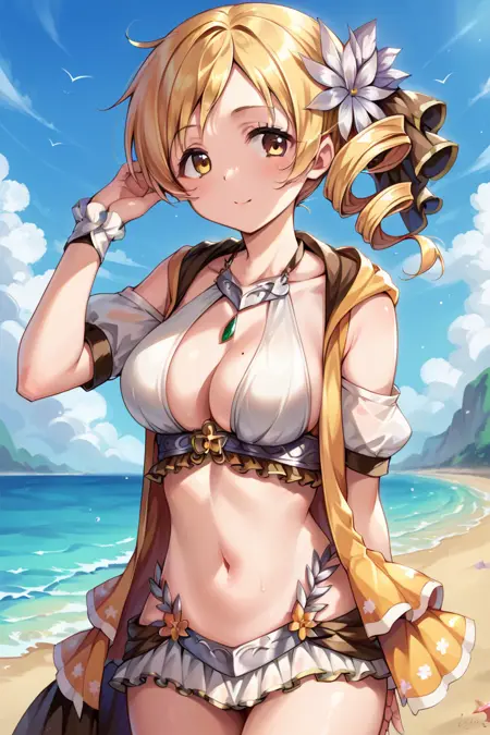 Mami Tomoe (Swimsuit ver.) (Magia Record) | Pony XL