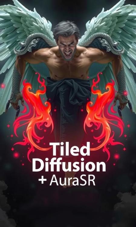 marduk191's Tiled Diffusion + AuraSR workflow v1.0