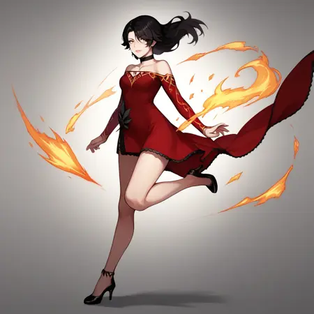 Cinder Fall - RWBY - Pony