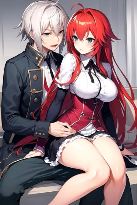 Freed Sellzen x Rias Gremory (High School DxD)