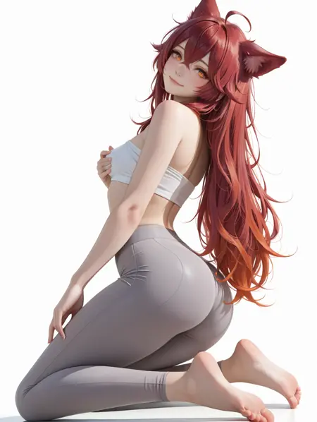 后背跪姿----kneeling pose from back view