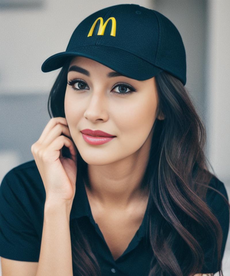 McDonalds Uniform (black) | Outfit LoRA image by _Kenny
