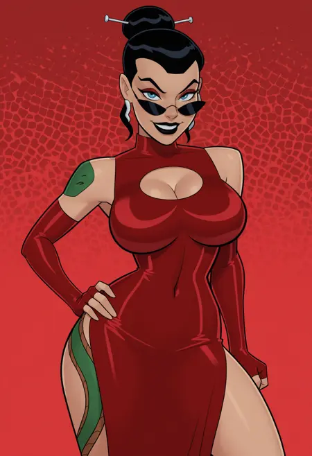 Roulette, (Something Unlimited/DC comics), LoRA, Illustrious XL