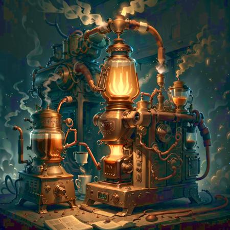 <lora:GasLampFantasyAI:.9> GasLampFantasyAI coffee machine