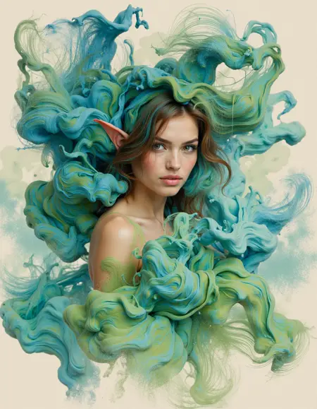 Ink in water - Alberto Seveso Style