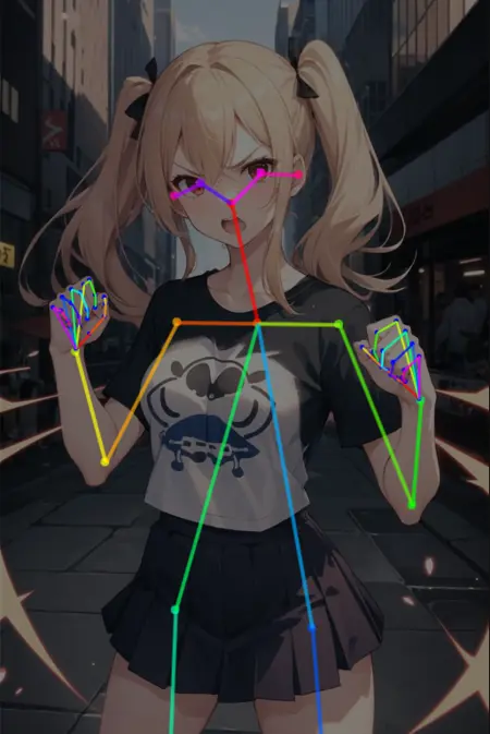 [OpenPose] Fighting stance