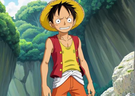 luffy stood