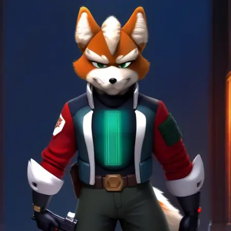 Fox McCloud SDXL