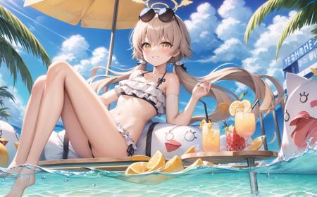 Blue Archive - Ajitani Hifumi / 阿慈谷ヒフミ / 阿慈谷日富美  (swimsuit/school uniform) v2 - tag_prune - no_reg