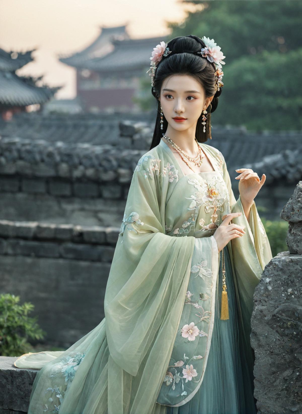 Hanfu_国风桃夭_汉服_摄影 image by colorshow111