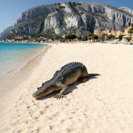 Mondello Beach portrait wide angle