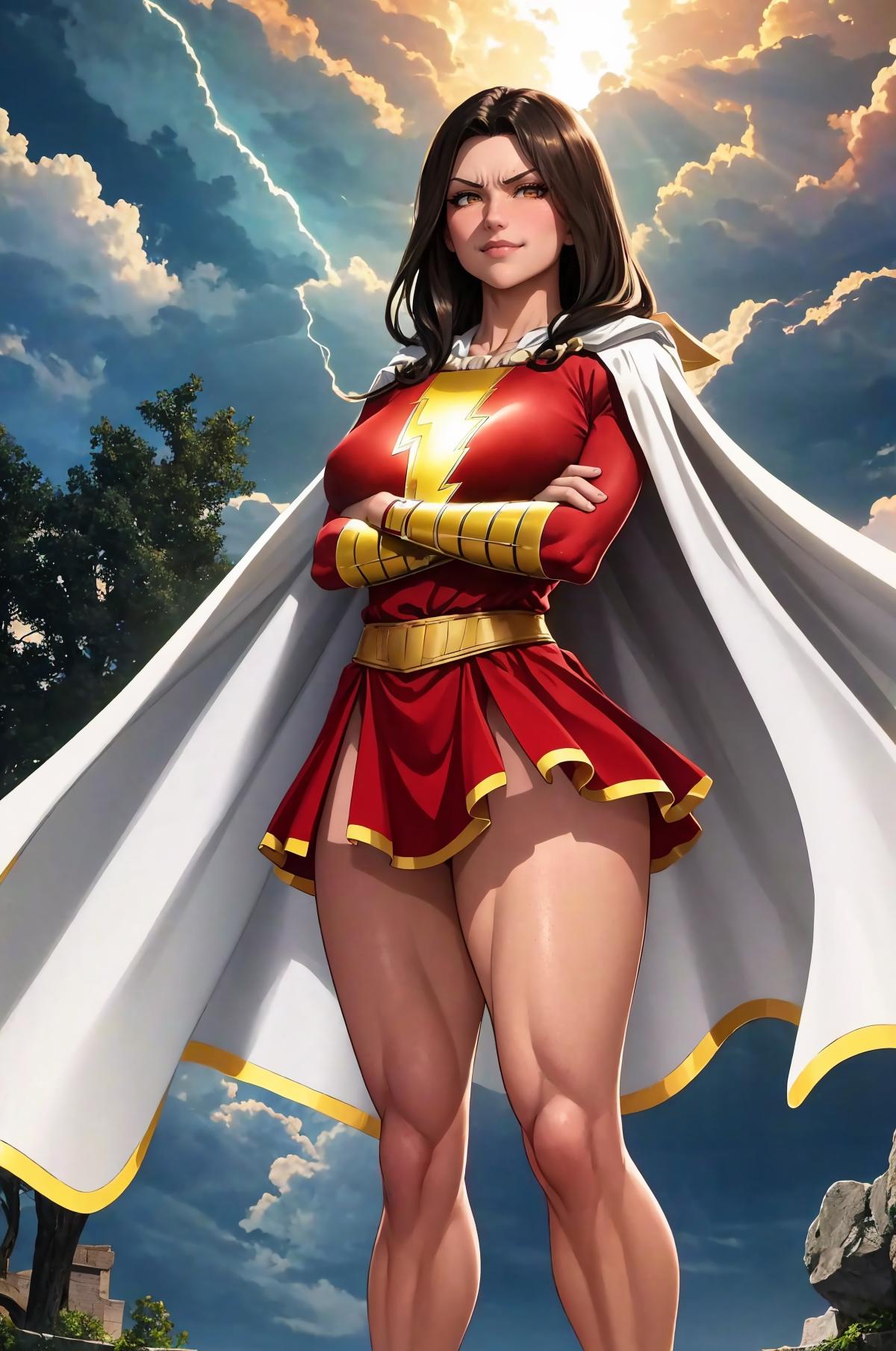Mary Marvel (DC Comics) LoRA image by FroggyWoggy