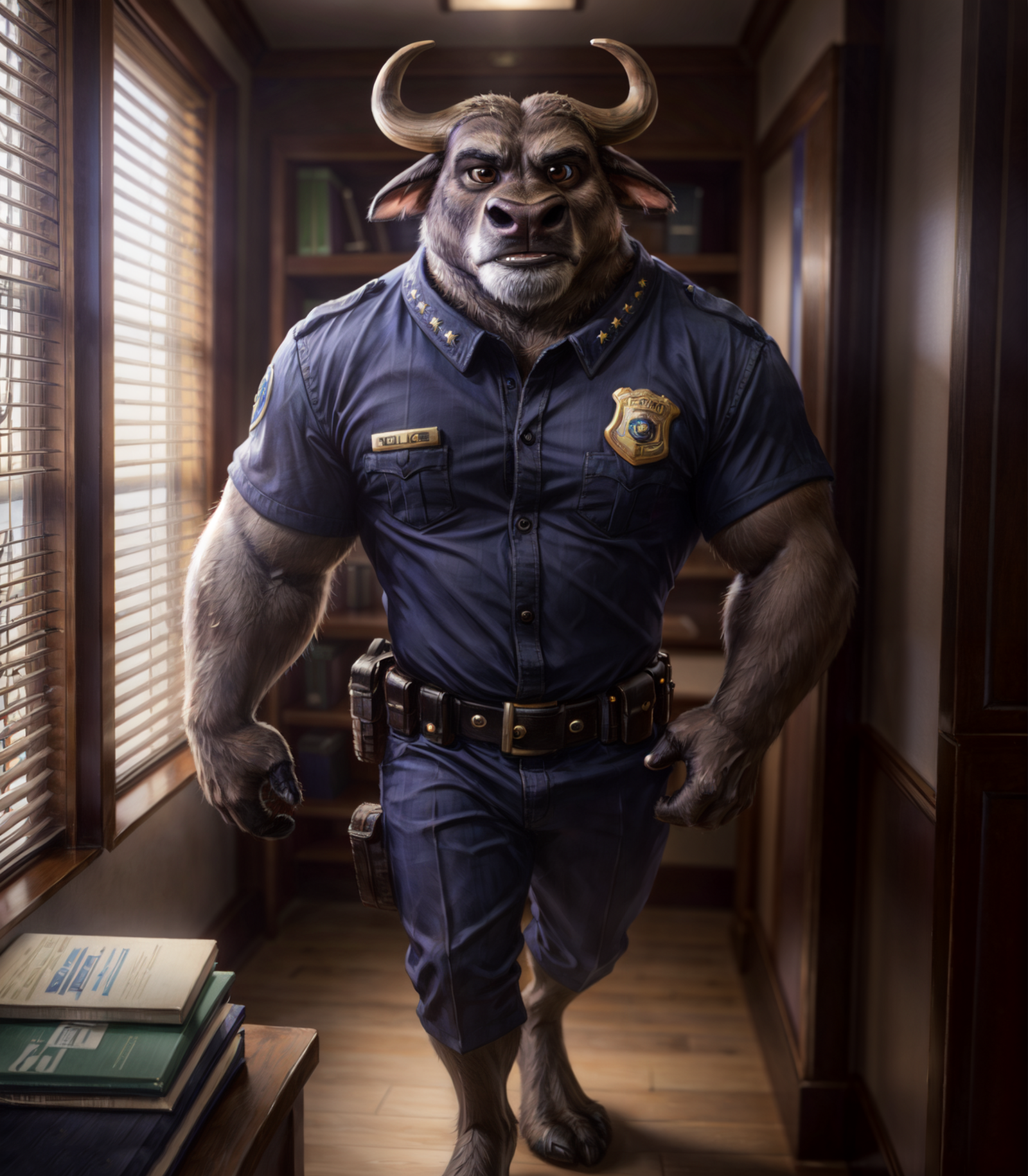 Chief Bogo (Zootopia) image by PurrfectlyAI