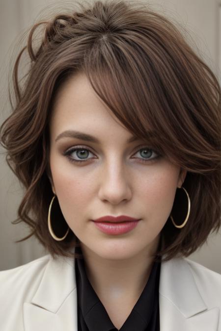 close up headshot, Masterpiece, best quality, ((crowded office)), at a ((office)), (*office* crowded with people:1.3), BREAK
1girl, cleavage, (large breasts), 4k, beautiful,  looking at viewer,  BREAK
business suit with (no undershirt), pencil skirt, ((black pantyhose)), suit coat, BREAK
makeup, earrings, pale skin, fair skin, white skin, BREAK
<lora:PB:1>