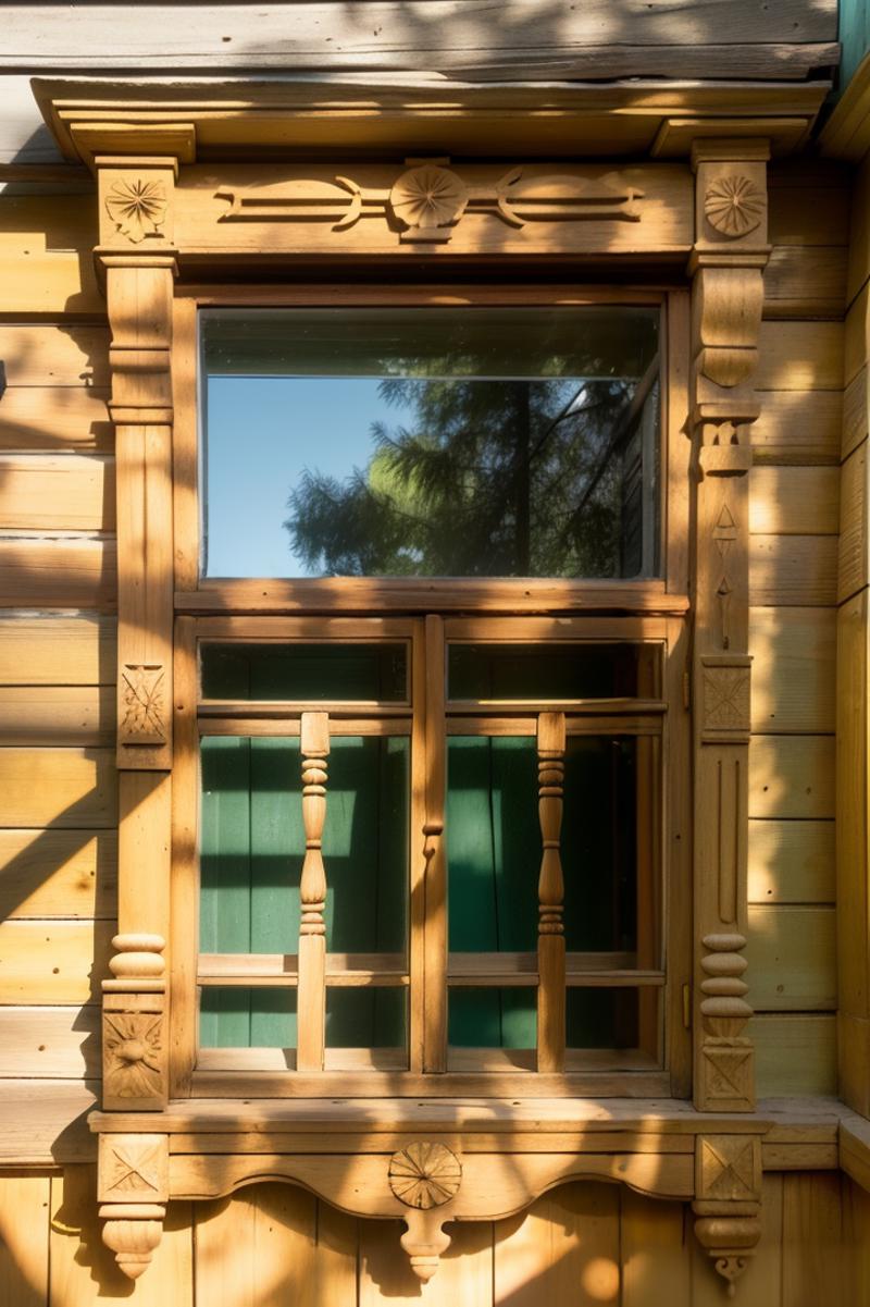 Russian ornate woodwork, Window Frames, Nalichniki image by peeledkot